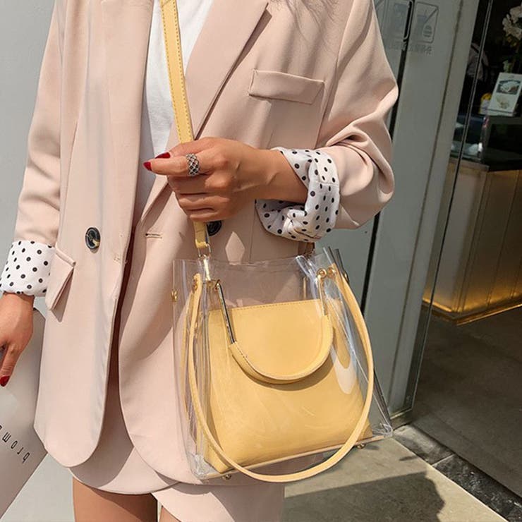 2WAY 韓国ファッションクリアバック ショルダー | ＆soiree | 詳細画像2 