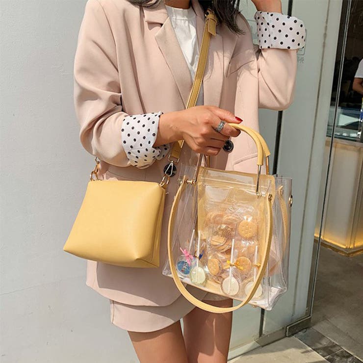 2WAY 韓国ファッションクリアバック ショルダー | ＆soiree | 詳細画像4 