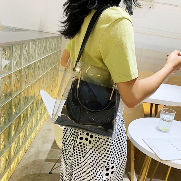 2WAY 韓国ファッションクリアバック ショルダー | ＆soiree | 詳細画像5 