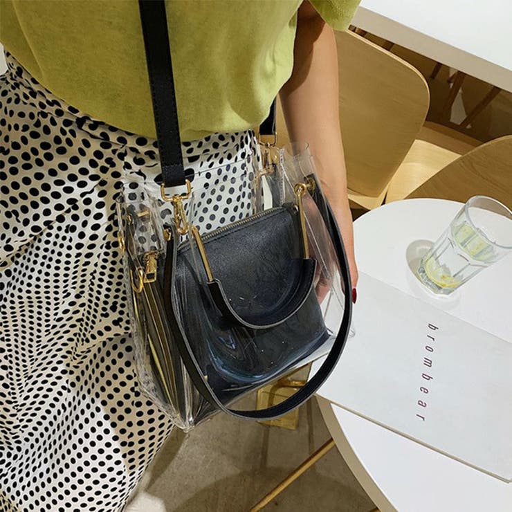 2WAY 韓国ファッションクリアバック ショルダー | ＆soiree | 詳細画像7 