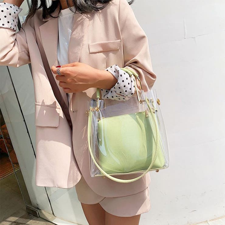 2WAY 韓国ファッションクリアバック ショルダー | ＆soiree | 詳細画像8 