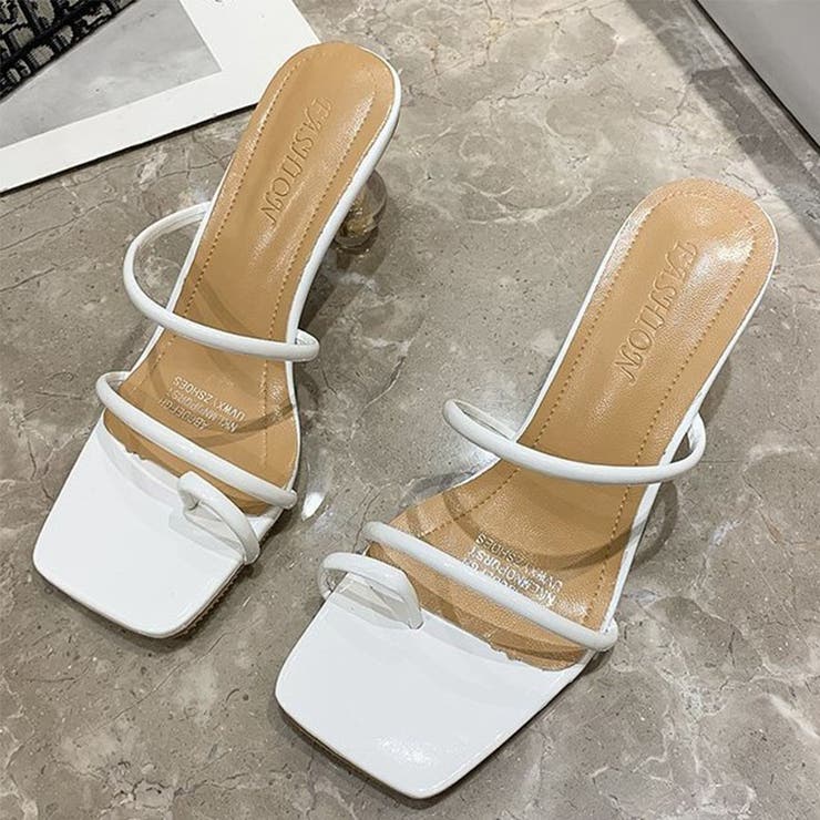 ホワイト | 韓国ファッション サンダル 夏 | ＆soiree