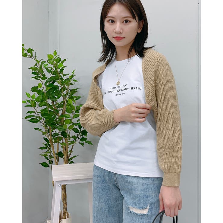 ボレロニットカーディガン | ＆soiree | 詳細画像12 