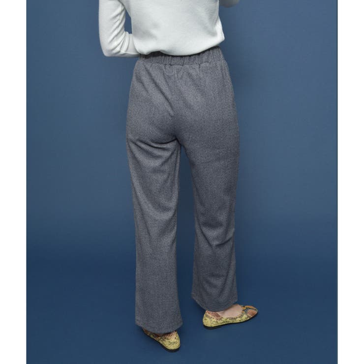 ヘリンボーンストレートパンツ（ウエストゴム） | ＆soiree | 詳細画像11 