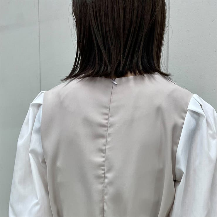 ラウンドネックウエストマークワンピース | ＆soiree | 詳細画像21 