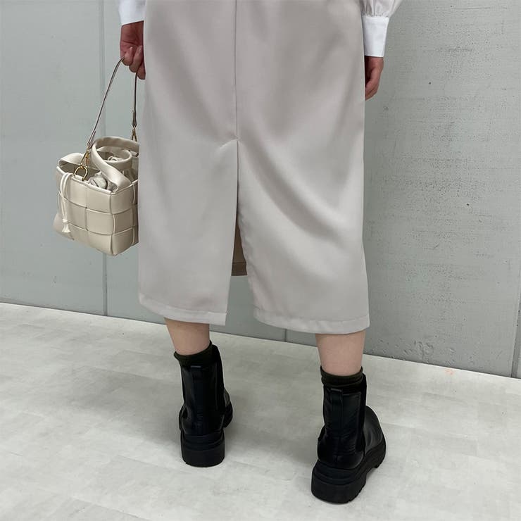 ラウンドネックウエストマークワンピース | ＆soiree | 詳細画像23 