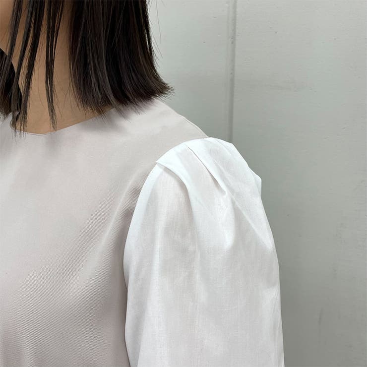 ラウンドネックウエストマークワンピース | ＆soiree | 詳細画像24 