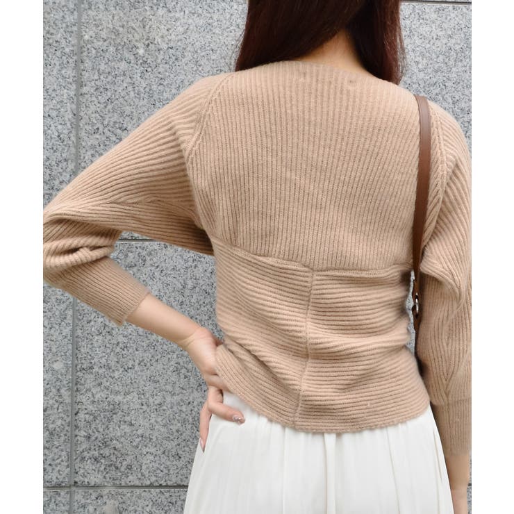 フロントクロスニットトップス | ＆soiree | 詳細画像11 