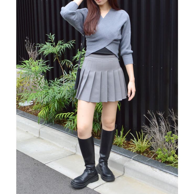 フロントクロスニットトップス | ＆soiree | 詳細画像28 