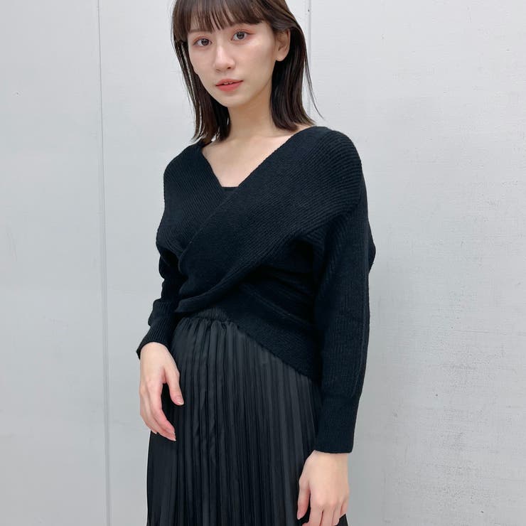 フロントクロスニットトップス | ＆soiree | 詳細画像37 