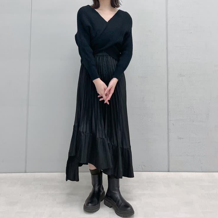 フロントクロスニットトップス | ＆soiree | 詳細画像39 