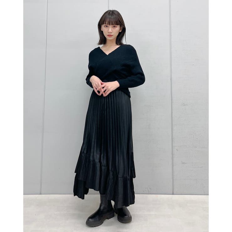 フロントクロスニットトップス | ＆soiree | 詳細画像40 