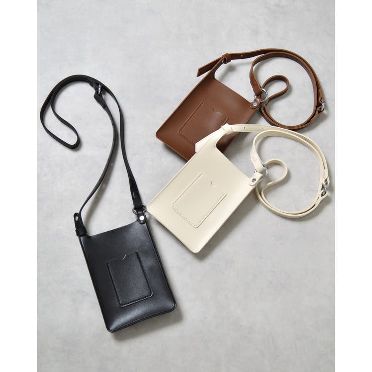 PUレザーミニショルダーバッグ | ＆soiree | 詳細画像1 