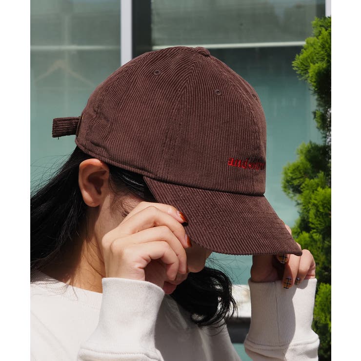 ブランドロゴ刺繍キャップ(ウール・コーデュロイ) | ＆soiree | 詳細画像10 