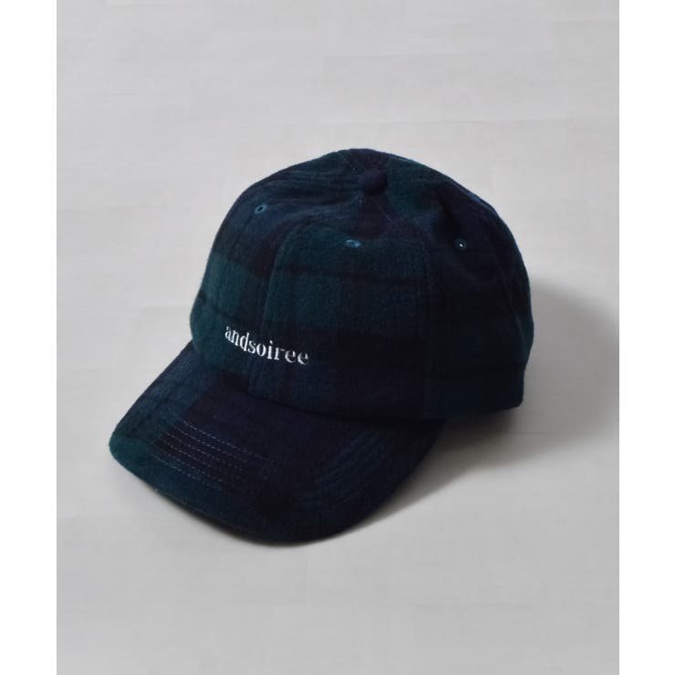 ブランドロゴ刺繍キャップ(ウール・コーデュロイ) | ＆soiree | 詳細画像22 