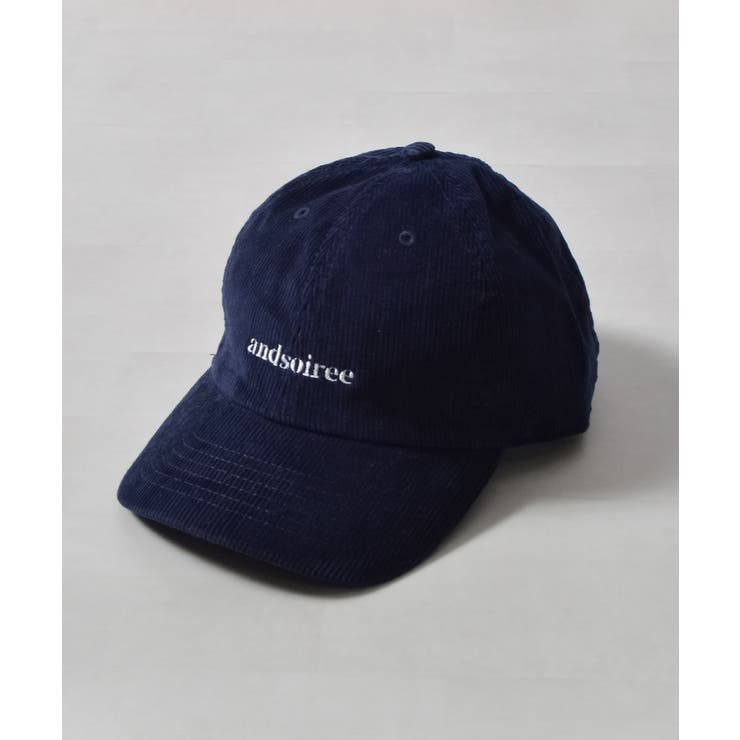 ブランドロゴ刺繍キャップ(ウール・コーデュロイ) | ＆soiree | 詳細画像24 