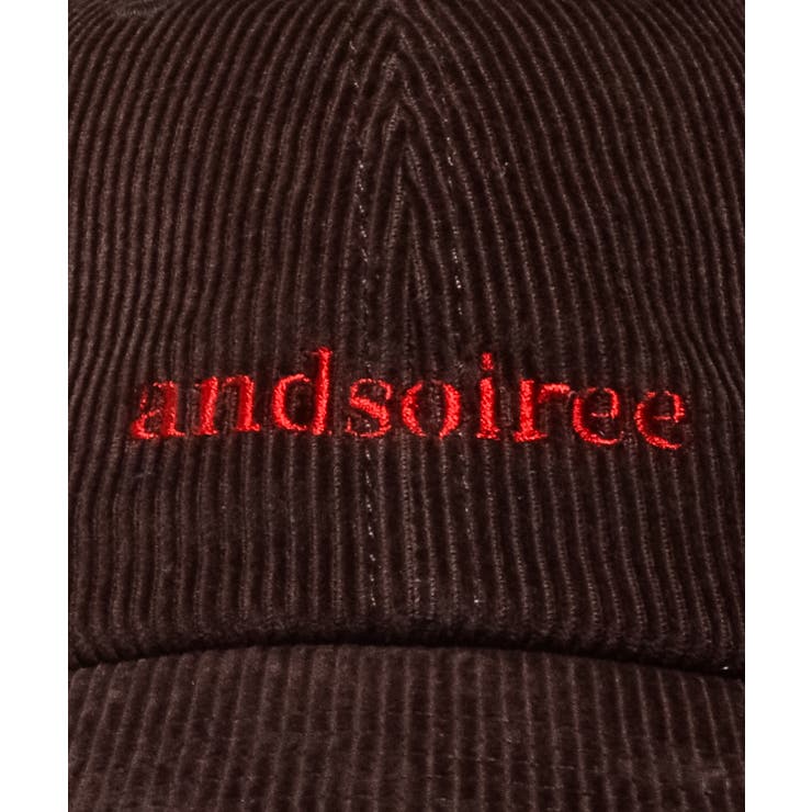 ブランドロゴ刺繍キャップ(ウール・コーデュロイ) | ＆soiree | 詳細画像28 