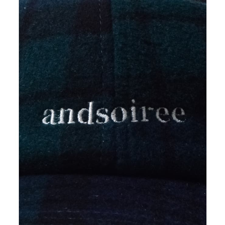 ブランドロゴ刺繍キャップ(ウール・コーデュロイ) | ＆soiree | 詳細画像29 