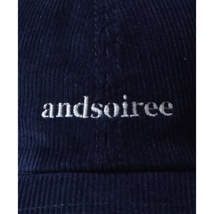 ブランドロゴ刺繍キャップ(ウール・コーデュロイ) | ＆soiree | 詳細画像31 