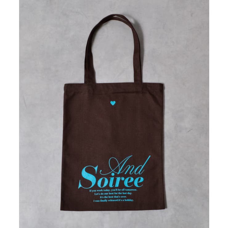 メッセージロゴプリントトート | ＆soiree | 詳細画像20 