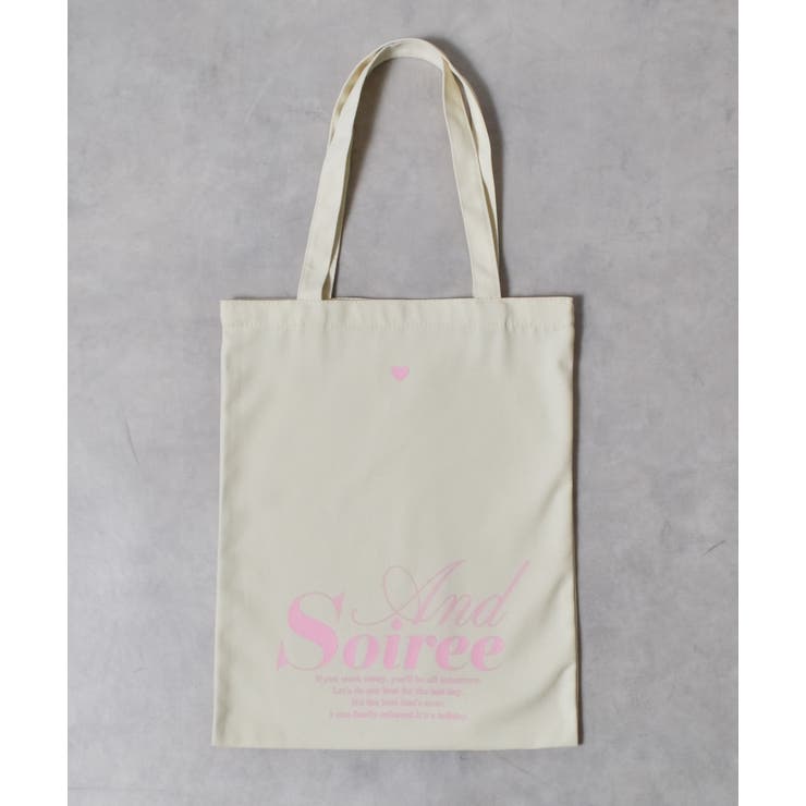 メッセージロゴプリントトート | ＆soiree | 詳細画像23 