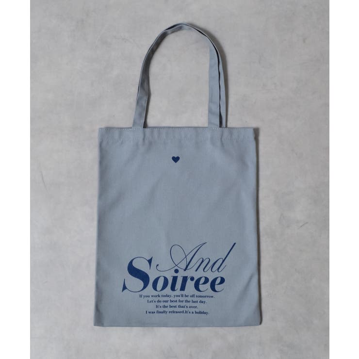 メッセージロゴプリントトート | ＆soiree | 詳細画像26 
