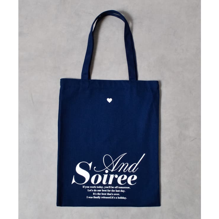 メッセージロゴプリントトート | ＆soiree | 詳細画像29 