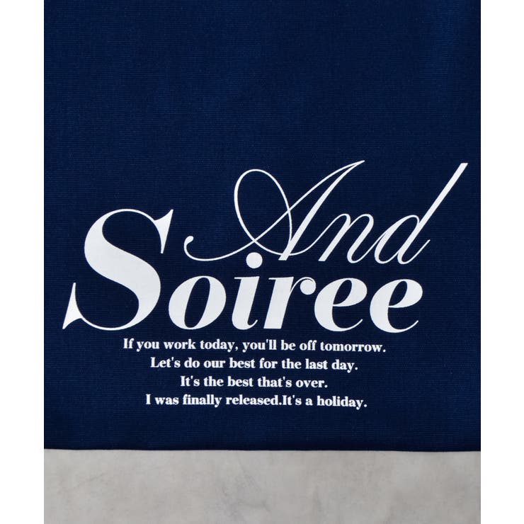 メッセージロゴプリントトート | ＆soiree | 詳細画像30 