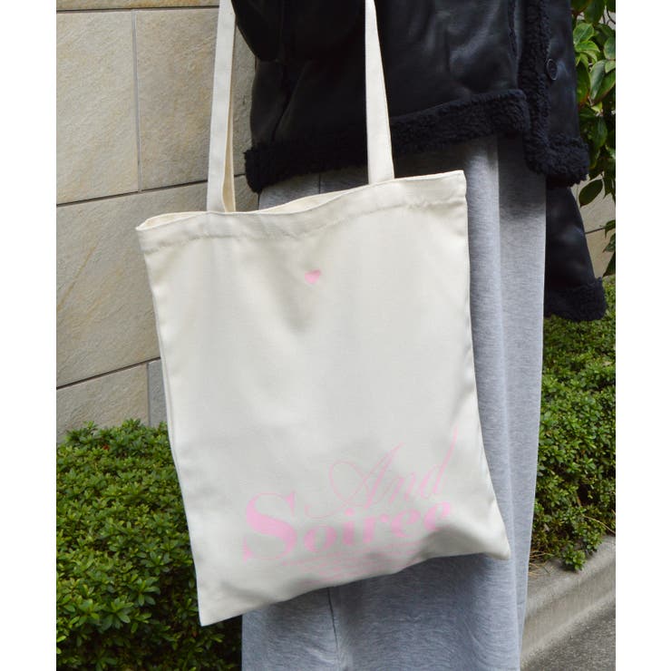 メッセージロゴプリントトート | ＆soiree | 詳細画像8 