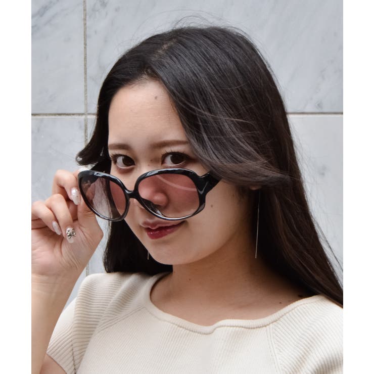 &soiree ラージオーバルサングラス | ＆soiree | 詳細画像1 