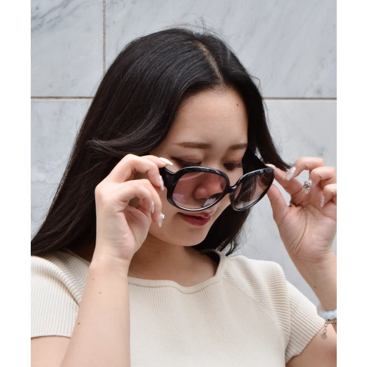 &soiree ラージオーバルサングラス | ＆soiree | 詳細画像3 