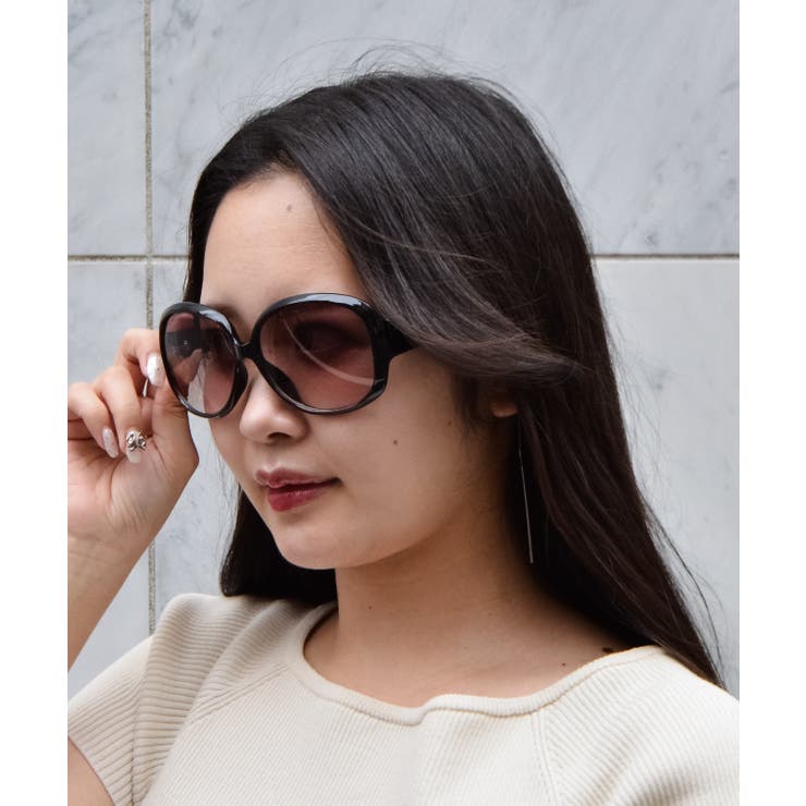 &soiree ラージオーバルサングラス | ＆soiree | 詳細画像4 