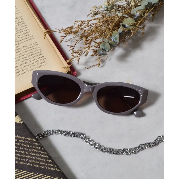 Cブラウン | &soiree ラージオーバルサングラス | ＆soiree