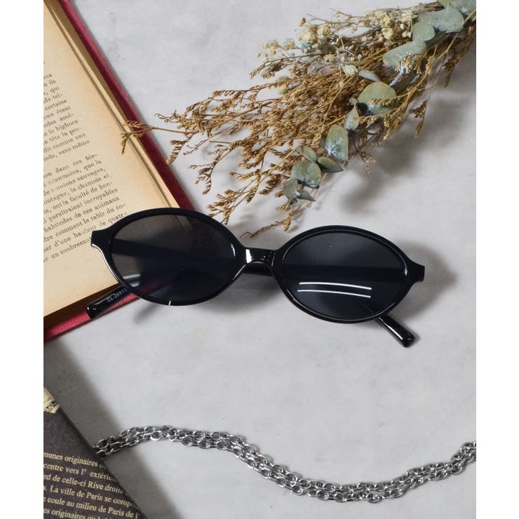 Dブラック | &soiree ラージオーバルサングラス | ＆soiree