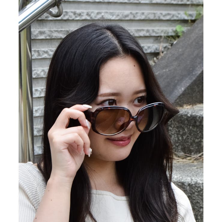 &soiree ラージオーバルサングラス | ＆soiree | 詳細画像6 