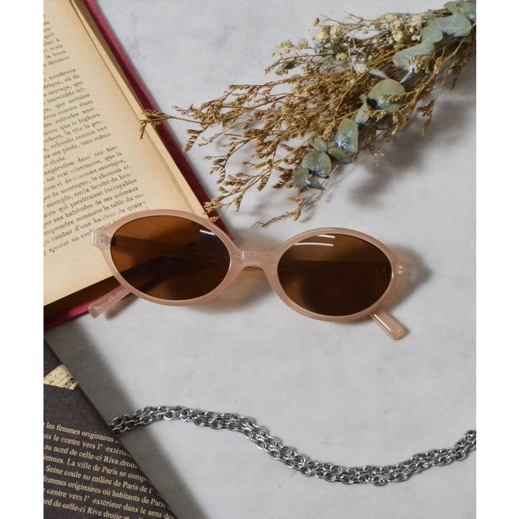 Dブラウン | &soiree ラージオーバルサングラス | ＆soiree