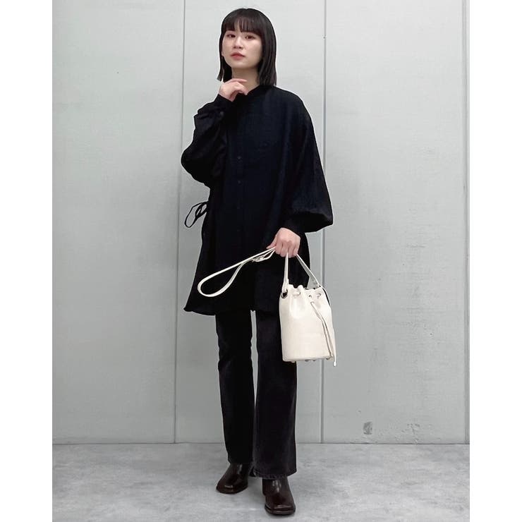 サイドリボンツイルブラウス | ＆soiree | 詳細画像12 