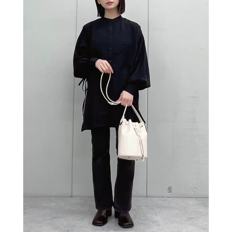 サイドリボンツイルブラウス | ＆soiree | 詳細画像14 