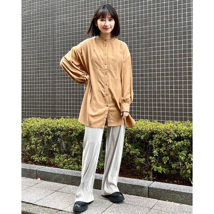 サイドリボンツイルブラウス | ＆soiree | 詳細画像2 