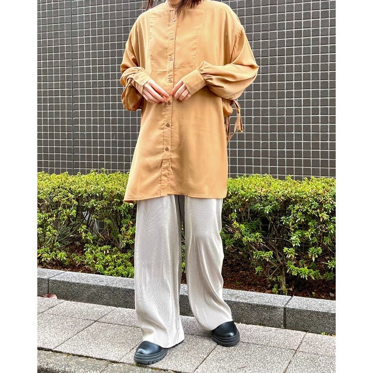 サイドリボンツイルブラウス | ＆soiree | 詳細画像5 