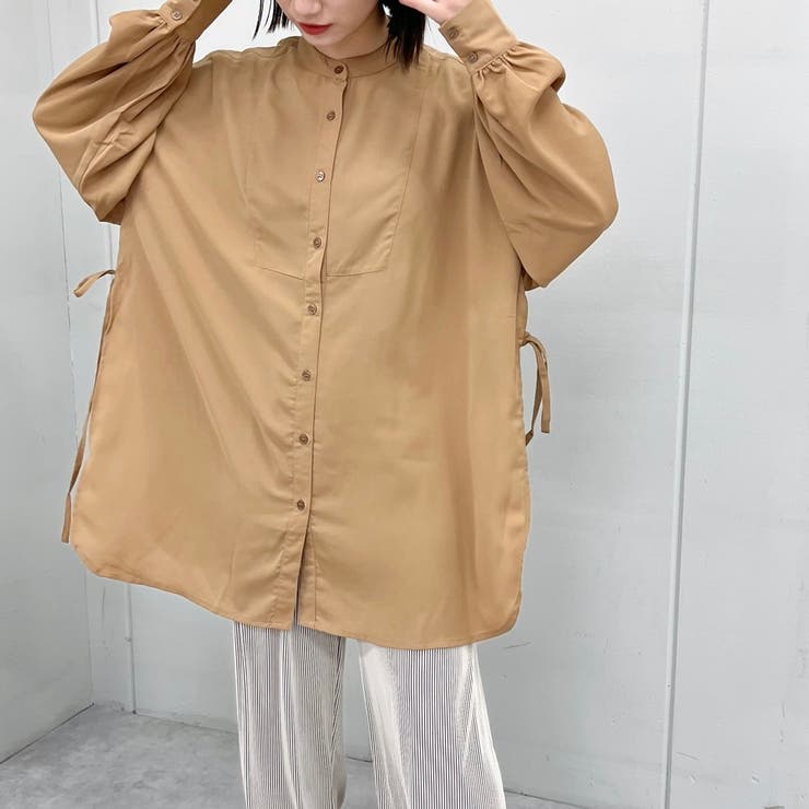 サイドリボンツイルブラウス | ＆soiree | 詳細画像6 