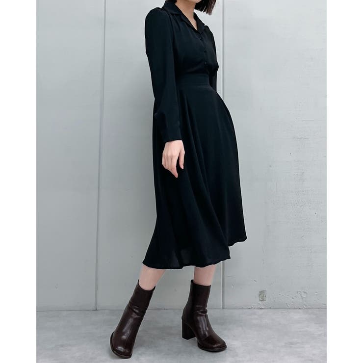 開襟ロングワンピース | ＆soiree | 詳細画像1 