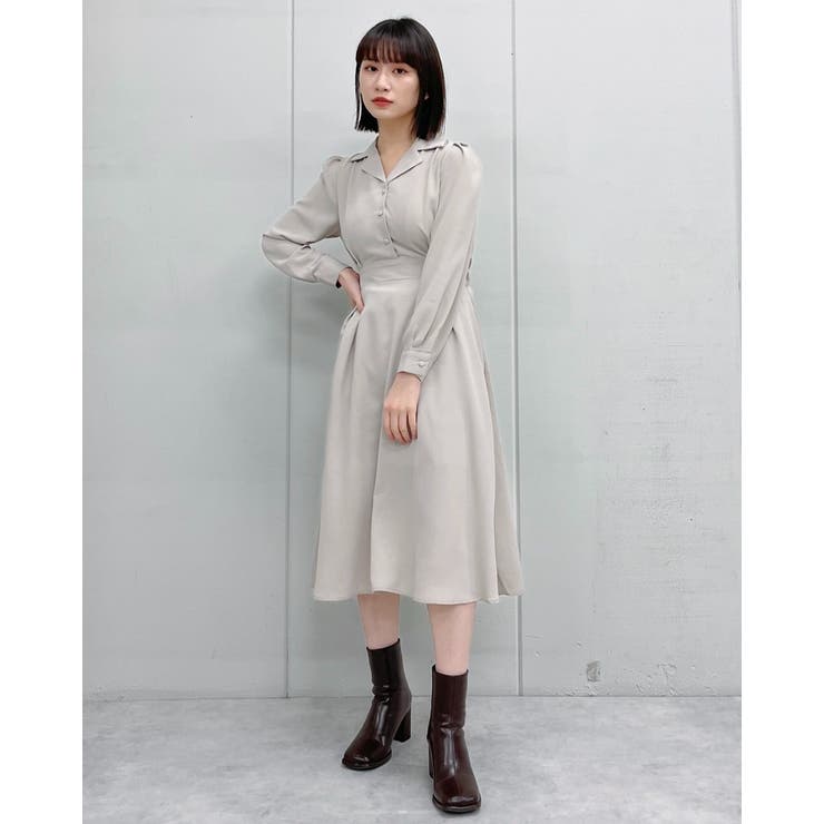 開襟ロングワンピース | ＆soiree | 詳細画像11 