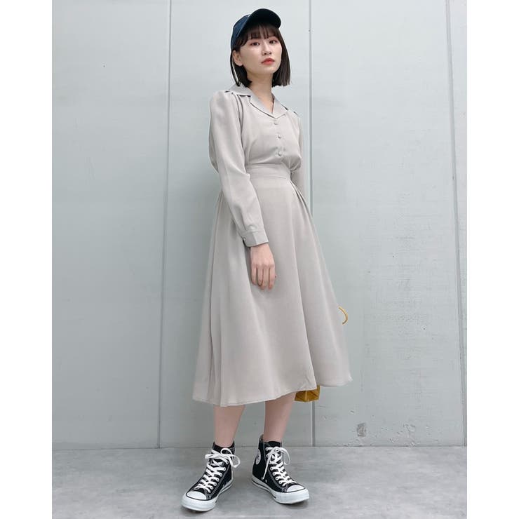 開襟ロングワンピース | ＆soiree | 詳細画像13 