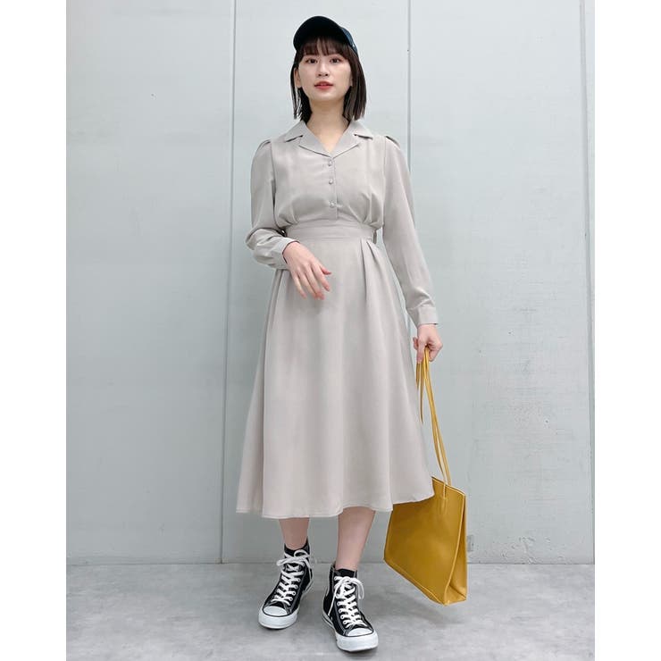 開襟ロングワンピース | ＆soiree | 詳細画像14 