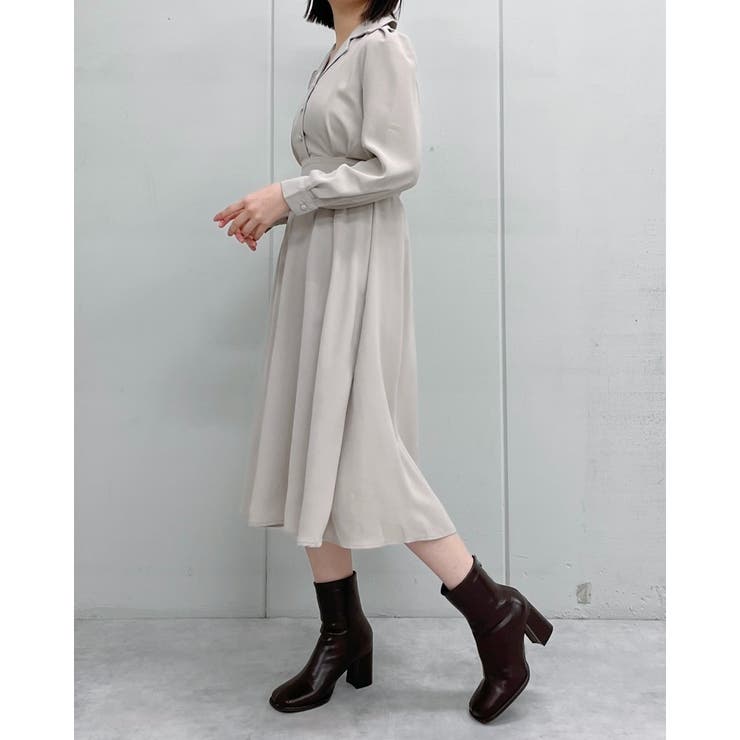 開襟ロングワンピース | ＆soiree | 詳細画像15 