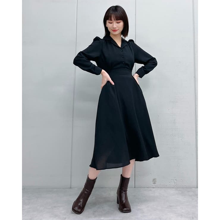 開襟ロングワンピース | ＆soiree | 詳細画像2 