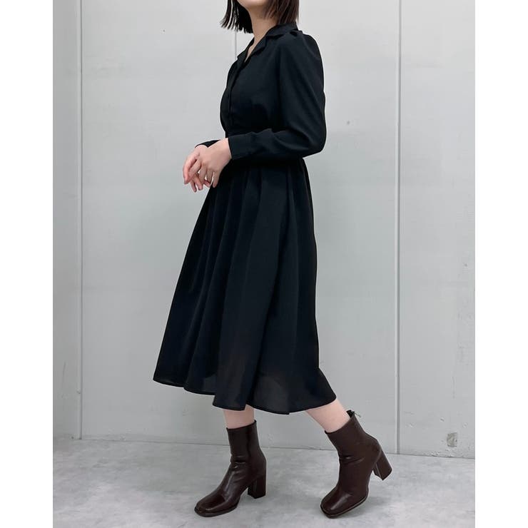 開襟ロングワンピース | ＆soiree | 詳細画像6 