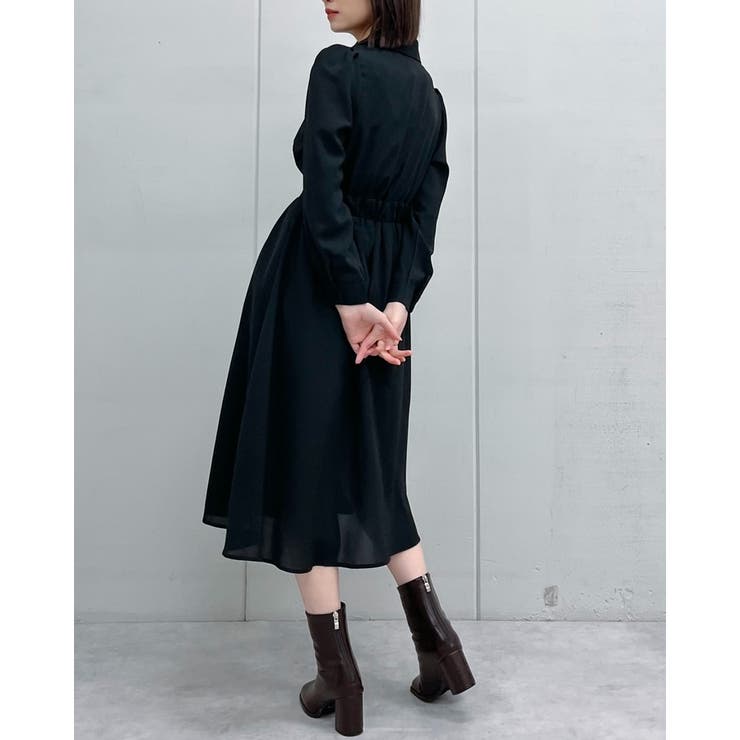 開襟ロングワンピース | ＆soiree | 詳細画像7 