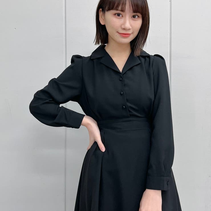 開襟ロングワンピース | ＆soiree | 詳細画像9 